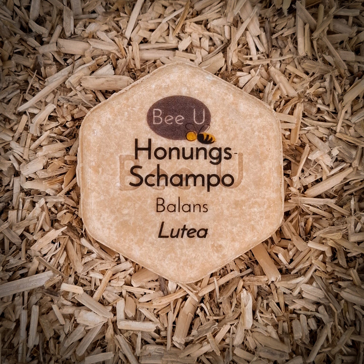 Schampokaka – Honungsschampo – Balans – Lutea, framsida