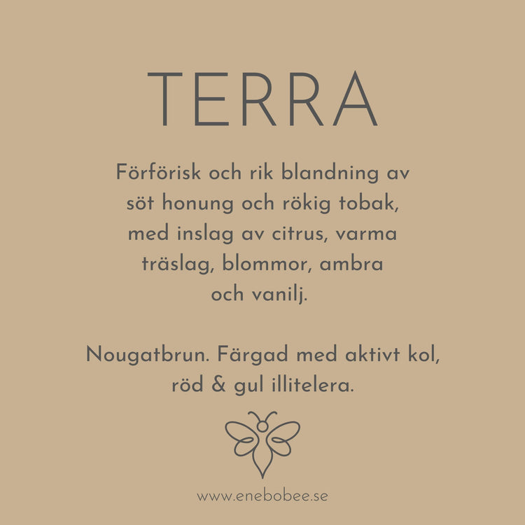 Terra | Naturlig hudvård med varm och jordnära doft