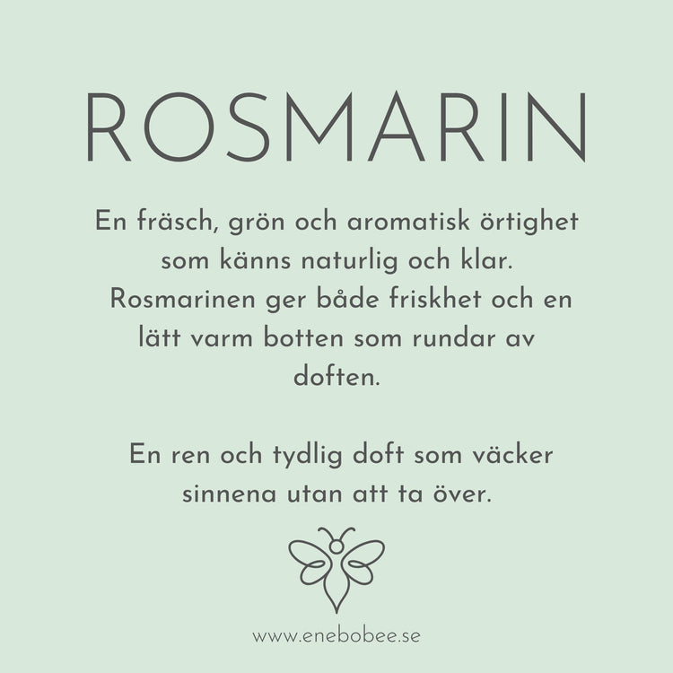 Rosmarin | Naturlig hudvård med frisk örtig ton