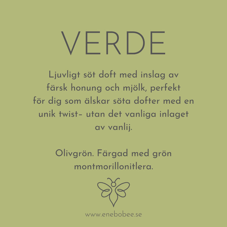 Verde | Naturlig hudvård med mjuk grön friskhet