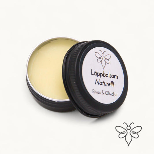 EneboBee läppbalsam Naturellt i svart metalldosa – naturligt och handgjort.