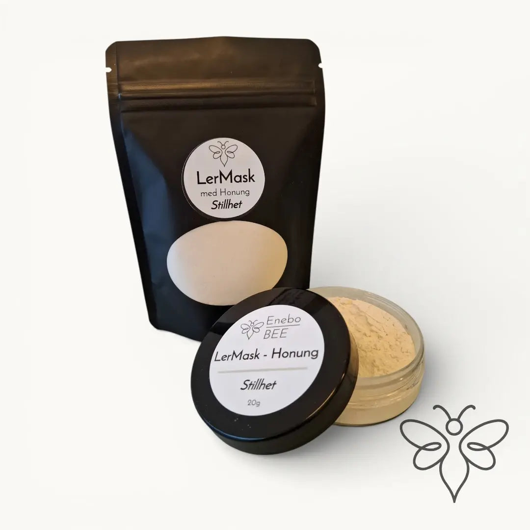 EneboBee - Lermask med honung av varianten Stillhet.